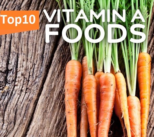 Top 10 Vitamin A foods