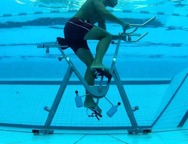 Water bicycle exercise