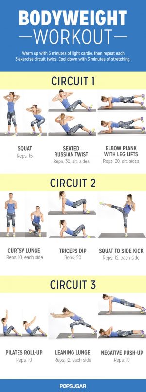 30-Minute Bodyweight Workout For Everyone - Fitneass