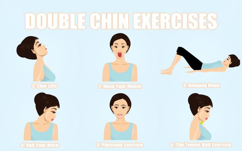 Double Chin Exercises To Tone Your Chin And Neck Fitneass