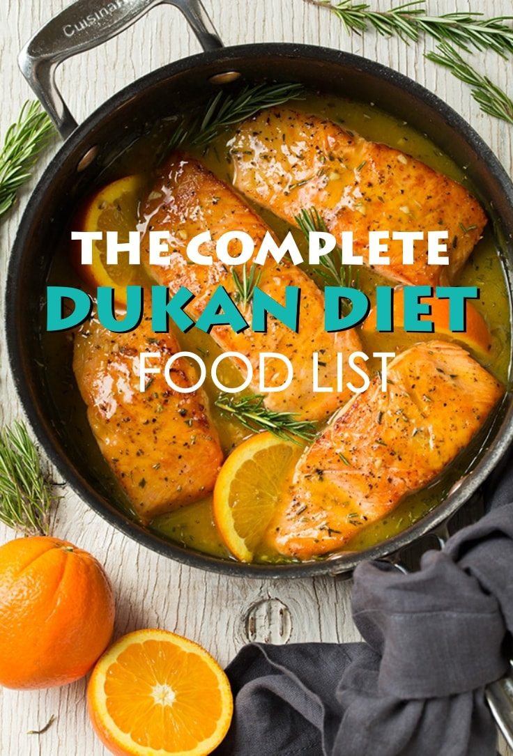 The Complete Dukan Diet Food List For All Phases - Fitneass