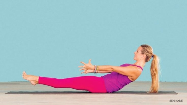 Core Workout - Low Boat Pose