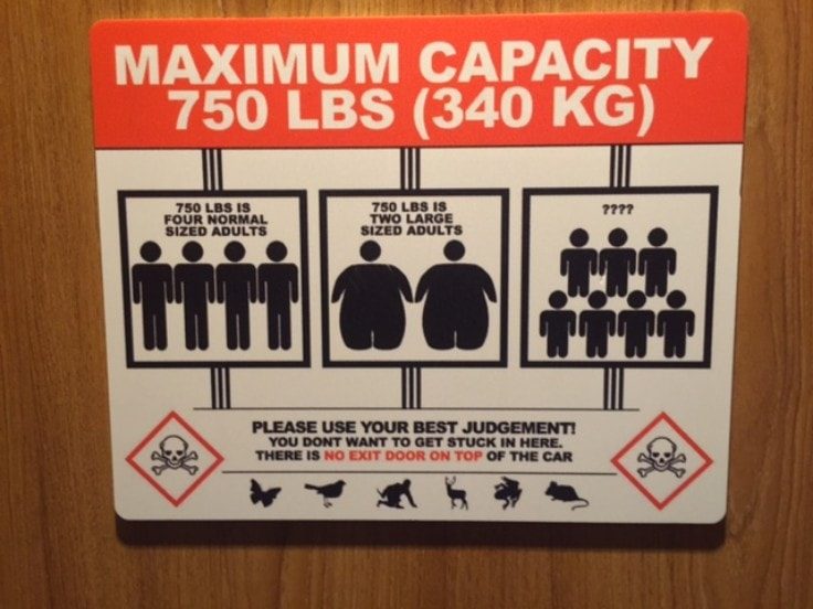 The Elevator Can Be An Enemy For Overweight People