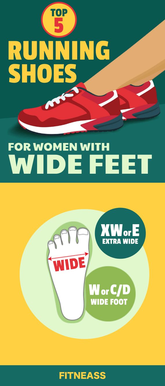 Top 5 Wide Width Shoes For Women - Infographic