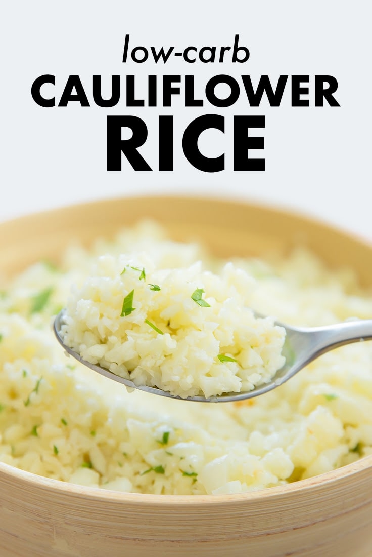 Garlic Parmesan Cauliflower Rice Low Carb Recipe