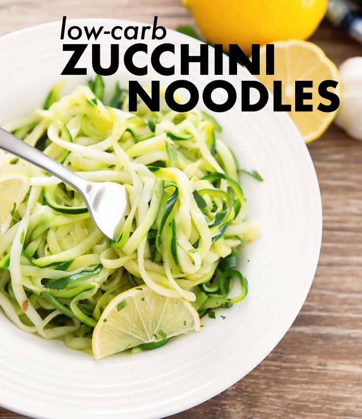 Low-Carb Zucchini Noodles