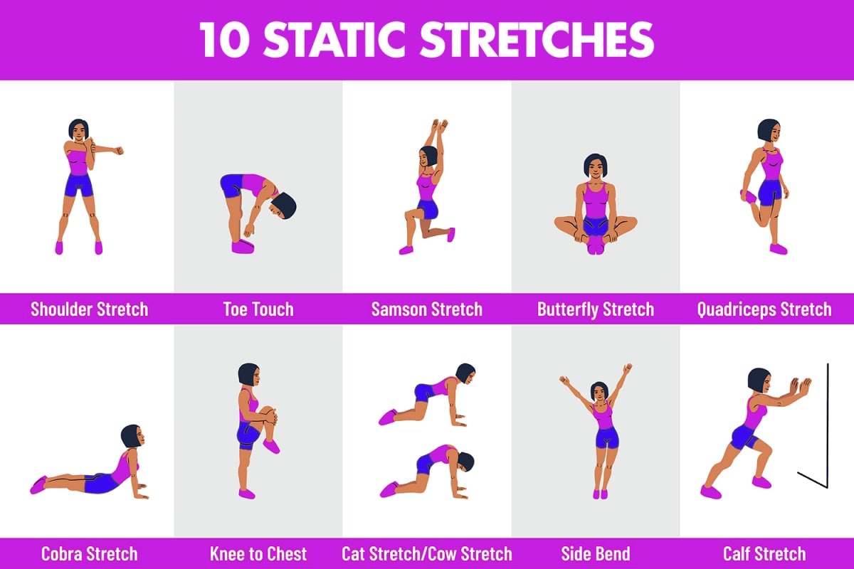 Pros And Cons Of Static And Dynamic Stretching - Fitneass